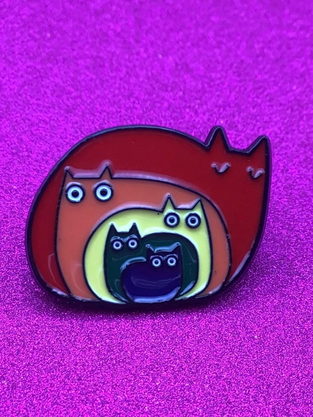 Rainbow Cats Enamel Pin